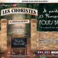 Affiche de la comédie musicale Les Choristes.