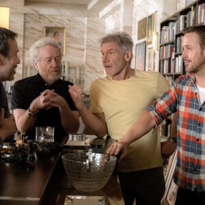 Blade Runner 2049 : Photo promotionnelle Denis Villeneuve, Harrison Ford, Ridley Scott, Ryan Gosling