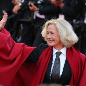 Brigitte Fossey - Montée des marches du film "The Little Prince" (Le Petit Prince) lors du 68e Festival International du Film de Cannes le 22 mai 2015.