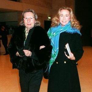 Brigitte Fossey et sa mère Marcelle Feuillade à Paris en janvier 1995.