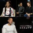 Will Smith, Naomie Harris, Edward Norton, Jacob Latimore et le réalisateur de Beauté cachée, David Frankel, en interview avec Purepeople.