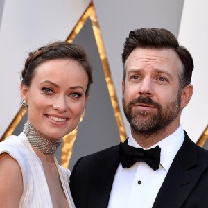 Olivia Wilde et Jason Sudeikis aux 88e Oscars. Los Angeles, le 28 février 2016.