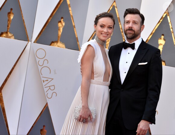 Olivia Wilde et Jason Sudeikis aux 88e Oscars. Los Angeles, le 28 février 2016.
