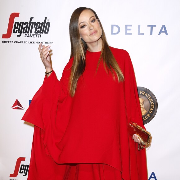 Olivia Wilde, enceinte à New York City, le 21 septembre 2016. © Charles Guerin/Bestimage