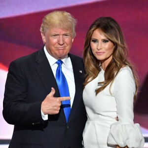 Donald et Melania Trump à Cleveland, le 18 juillet 2016.