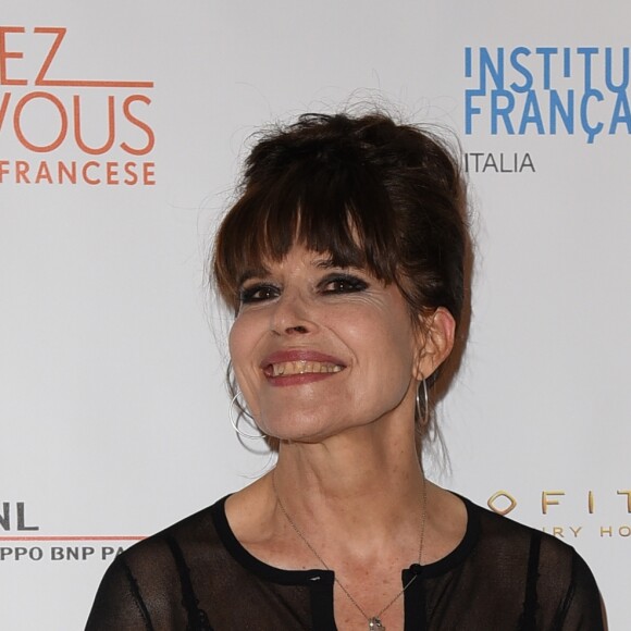 Fanny Ardant - Festival "Rendez-vous - Le nouveau cinéma français" à Rome. Le 8 avril 2015