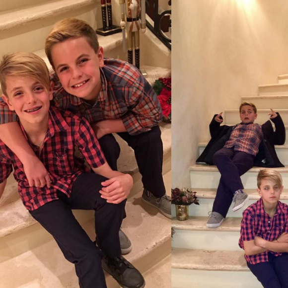 Les fils de Britney Spears fêtent Noël sur le compte Instagram de leur maman, décembre 2016.