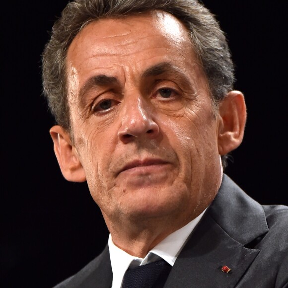 Nicolas Sarkozy - Nicolas Sarkozy en meeting au palais Nikaia pour la campagne des primaires des Républicains en vue de l'élection présidentielle de 2017, Nice le 15 novembre 2016. © Bruno Bebert/Bestimage