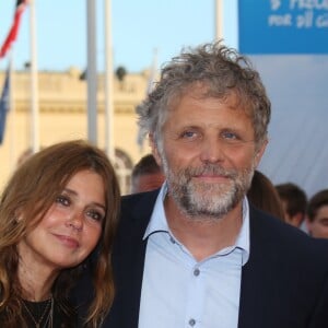 Stéphane Guillon et sa femme Muriel Cousin lors de la projection du film 'War dogs'' lors de la cérémonie de clôture du 42ème Festival du cinéma Américain de Deauville, à Deauville, France, le 10 septembre 2016. © Denis Guignebourg/Bestimage