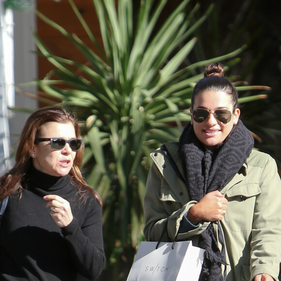 Exclusif - Lea Michele à Bel Air le 2 décembre 2016.