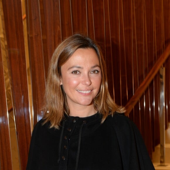 Sandrine Quétier - Cocktail/dîner Longchamp à la boutique Longchamp, rue Saint-Honoré, à Paris, France, le 4 octobre 2016, lors de la Fashion Week de Paris © Rachid Bellak/Bestimage