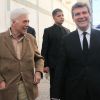 Guy Bedos et Arnaud Montebourg en visite dans la Casbah d'Alger, le 11 décembre 2016.