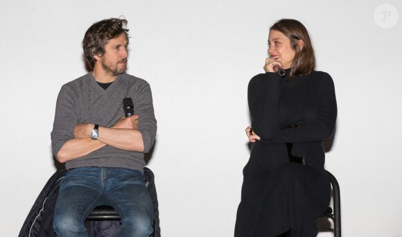 Exclusif - Guillaume Canet et sa compagne Marion Cotillard, enceinte, à l'avant-première de "Rock'n Roll" au cinéma Kinepolis à Lomme, le 4 Janvier 2017. © Stéphane Vansteenkiste/Bestimage