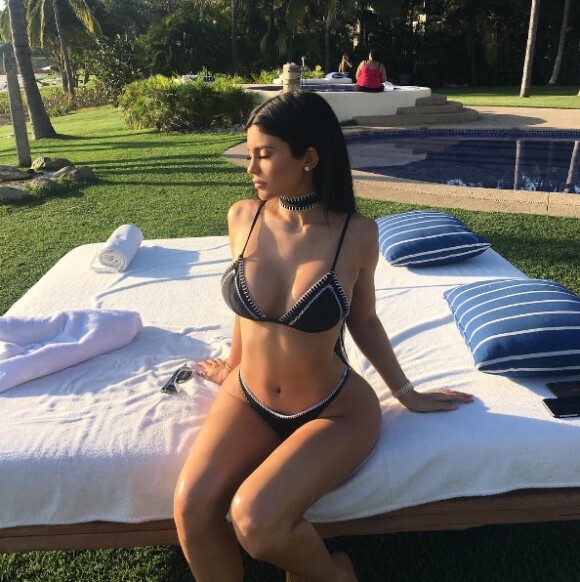 Kylie Jenner en bikini lors de ses vacances au Mexique le 4 janvier 2017