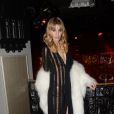 Exclusif - Sveva Alviti (robe Azzaro) - After de l'avant-première du film "Dalida" au Club Haussmann à Paris le 30 novembre 2016. © Rachid Bellak/Bestimage