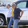 Amal Alamuddin Clooney rend visite à son mari George Clooney sur le tournage de 'Suburbicon' à Los Angeles, le 20 octobre 2016