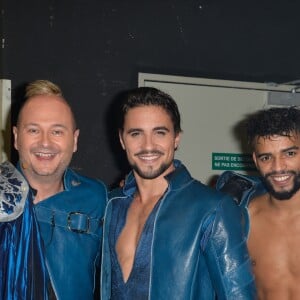 Exclusif - David Ban, Sébastien Cauet et Olivier Dion - Sébastien Cauet chante dans la comédie musicale "Les 3 Mousquetaires" au Palais des Sports à Paris le 8 décembre 2016.