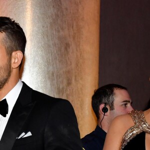 Ryan Reynolds et Blake Lively arrivent dans l'International Ballroom pour les Golden Globe Awards. Los Angeles, le 8 janvier 2017
