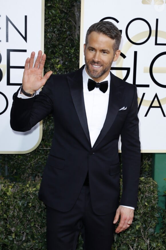 Ryan Reynolds - La 74e cérémonie annuelle des Golden Globe Awards à Beverly Hills, le 8 janvier 2017. © Olivier Borde/Bestimage