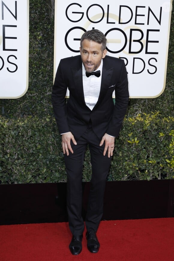Ryan Reynolds - La 74e cérémonie annuelle des Golden Globe Awards à Beverly Hills, le 8 janvier 2017. © Olivier Borde/Bestimage