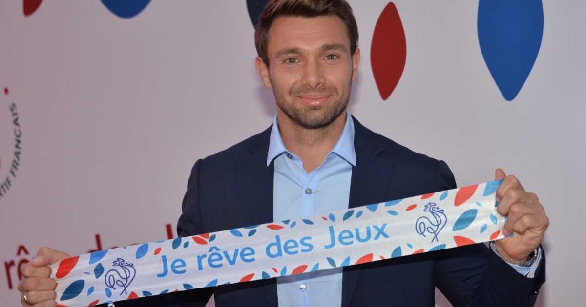 Vincent Clerc lors du lancement de la campagne Je rêve des Jeux pour la