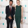 Dominic Cooper et Sophie Turner lors de l'annonce des nominations aux EE British Academy Awards à Londres le 10 janvier 2017.
