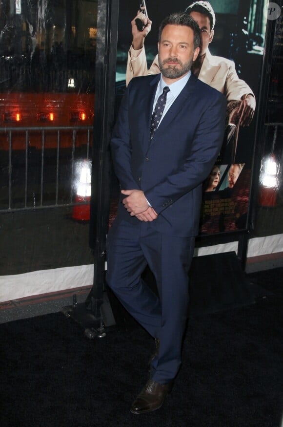 Ben Affleck - Avant-première du film "Live By Night" ("Ils vivent la nuit") au Chinese Theatre à Hollywood, Los Angeles, le 9 janvier 2017.