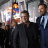 Ben Affleck, Matt Damon - Avant-première du film "Live By Night" ("Ils vivent la nuit") au Chinese Theatre à Hollywood, Los Angeles, le 9 janvier 2017.