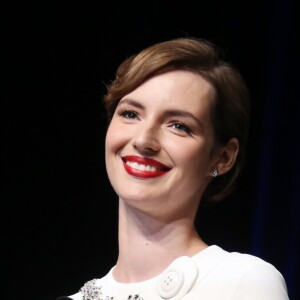 Louise Bourgoin - Hommage à O. Bloom lors de la première du film "Jamais entre amis" à l'occasion du 41ème Festival du Film Americain de Deauville le 6 Septembre 2015.