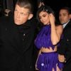 Kylie Jenner est escortée par un agent de sécurité à son arrivée au restaurant "The Catch" à West Hollywood, le 10 janvier 2017.