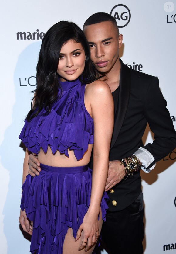 Kylie Jenner et Olivier Rousteing assistent aux Marie Claire's Image Maker Awards au Catch LA. Los Angeles, le 10 janvier 2017.