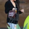 Kourtney Kardashian emmène son fils Mason à son cours d'art plastique, puis se rend dans un studio avec son garde du corps à Los Angeles, le 10 janvier 2017.