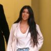 Kourtney Kardashian est allée chercher son fils Mason à son cours d'arts plastiques à Los Angeles. Le 3 janvier 2017.