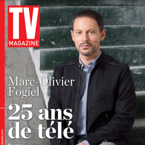 Marc-Olivier Fogiel en couverture du TV Magazine. Programme du 15 au 21 janvier 2017.