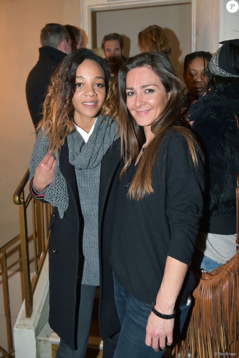 Louisy Joseph et Emmanuelle Boidron Générale de la pièce Bonjour Ivresse au thêatre Daunou à Louisy Joseph et Emmanuelle Boidron Générale de la pièce Bonjour Ivresse au thêatre Daunou à