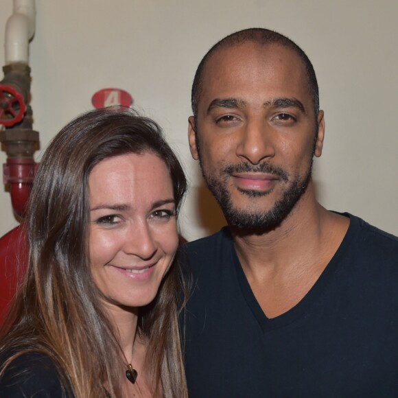 Exclusif - Emmanuelle Boidron et Stomy Bugsy - Générale de la pièce "Bonjour Ivresse" au thêatre Daunou à Paris le 12 janvier 2017. © Giancarlo Gorassini/Bestimage  - Paris