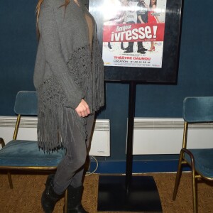 Exclusif - Cyrielle Joëlle - Générale de la pièce "Bonjour Ivresse" au thêatre Daunou à Paris le 12 janvier 2017. © Giancarlo Gorassini/Bestimage - Paris