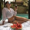 Photo d'Ashley Graham au Sénégal. Décembre 2016.