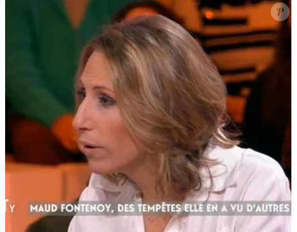 Isabelle Saporta interpelle Maud Fontenoy lors de l'émission Actuality sur France 2 le 13 janvier 2017