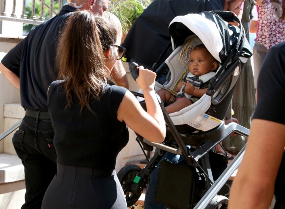 La famille Kardashian à La Jolla, près de San Diego, le 26 juillet 2016