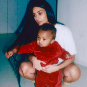 Kim Kardashian en famille sur des photos publiées sur Instagram le 3 janvier 2017