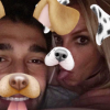 Britney Spears et Sam Asghari s'amusent avec Snapchat. Photo publiée sur Instagram en janvier 2017