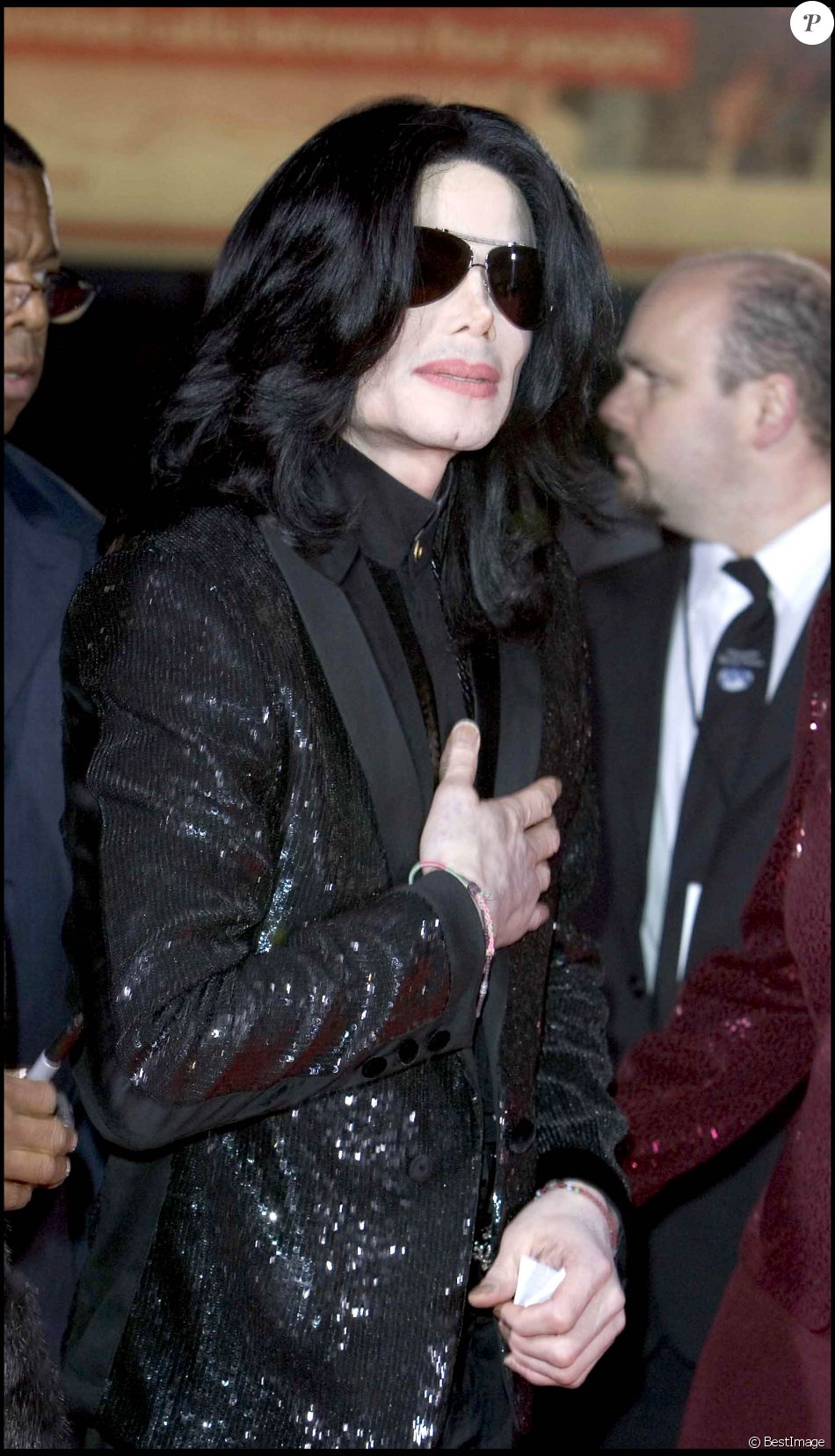 Michael Jackson lors des World Music Awards à Londres, le 15 novembre