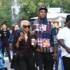 Nick Young fait du shopping avec sa compagne Paloma Ford au Grove à Los Angeles? Californie, Etats-Unis, le 4 décembre 2016