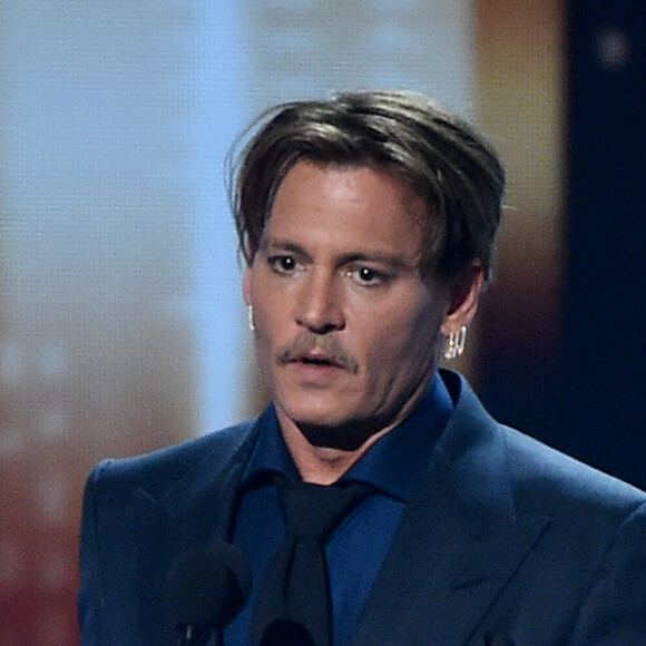 Johnny Depp lors des People's Choice Awards 2017 au Microsoft Theater le 18 janvier 2017.