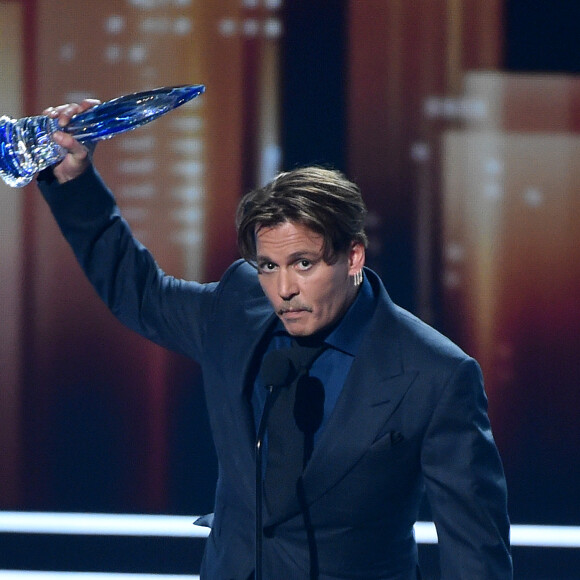 Johnny Depp lors des People's Choice Awards 2017 au Microsoft Theater le 18 janvier 2017.