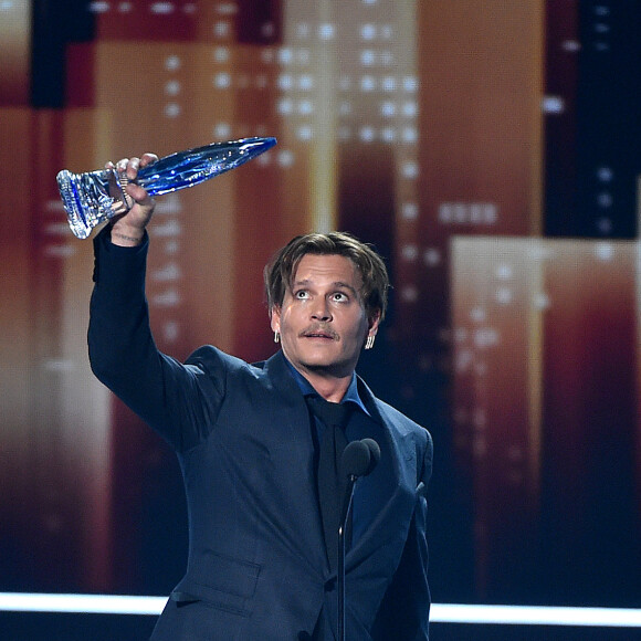 Johnny Depp lors des People's Choice Awards 2017 au Microsoft Theater le 18 janvier 2017.