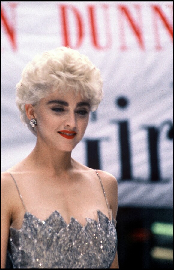 Madonna à la première du film Who's That Girl à New York, le 8 août 1988