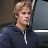 Exclusif - Justin Bieber se balade sous la pluie dans les rues de Los Angeles, le 20 janvier 2017