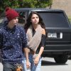 Justin Bieber et Selena Gomez se promènent dans les rues de Los Angeles le 5 avril 2012